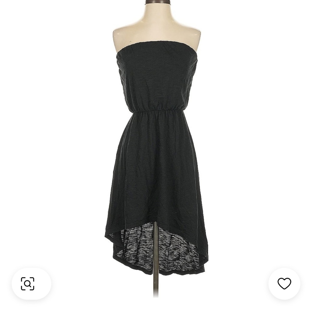 Elegant Black Strapless Dress